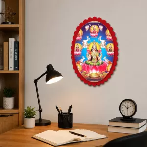Dhanya Lord Ganesha Wall Decorative Showpiece 6 X 8 Inch | 4 MM MDF Wooden Glossy Sublimation Print | Back Hook Wall Hanging | Home Temple & Living Room Decor (F57206) Dhanya Lord Ganesha Wall Decorative Showpiece 6 X 8 Inch | 4 MM MDF Wooden Glossy Sublimation Print | Back Hook Wall Hanging | Home Temple & Living Room Decor (F57206)