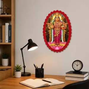 Lakshmi Wall Decorative Showpiece 6 X 8 Inch | 4 MM MDF Wooden Glossy Sublimation Print | Back Hook Wall Hanging | Home Temple & Living Room Decor (F57242) Lakshmi Wall Decorative Showpiece 6 X 8 Inch | 4 MM MDF Wooden Glossy Sublimation Print | Back Hook Wall Hanging | Home Temple & Living Room Decor (F57242)