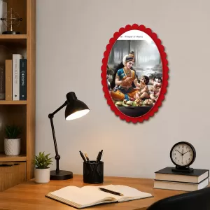 Yashoda And Shree Krishna Wall Decorative Showpiece 6 X 8 Inch | 4 MM MDF Wooden Glossy Sublimation Print | Back Hook Wall Hanging | Home Temple & Living Room Decor (F57255) Yashoda And Shree Krishna Wall Decorative Showpiece 6 X 8 Inch | 4 MM MDF Wooden Glossy Sublimation Print | Back Hook Wall Hanging | Home Temple & Living Room Decor (F57255)