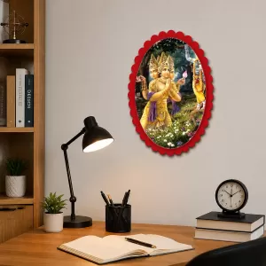 Brahma Wall Decorative Showpiece 6 X 8 Inch | 4 MM MDF Wooden Glossy Sublimation Print | Back Hook Wall Hanging | Home Temple & Living Room Decor (F57267) Brahma Wall Decorative Showpiece 6 X 8 Inch | 4 MM MDF Wooden Glossy Sublimation Print | Back Hook Wall Hanging | Home Temple & Living Room Decor (F57267)