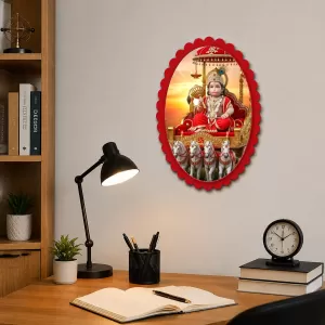 Lord Shree Krishna Wall Decorative Showpiece 6 X 8 Inch | 4 MM MDF Wooden Glossy Sublimation Print | Back Hook Wall Hanging | Home Temple & Living Room Decor (F57337) Lord Shree Krishna Wall Decorative Showpiece 6 X 8 Inch | 4 MM MDF Wooden Glossy Sublimation Print | Back Hook Wall Hanging | Home Temple & Living Room Decor (F57337)