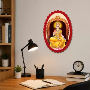 Lord Ganesha Wall Decorative Showpiece 6 X 8 Inch | 4 MM MDF Wooden Glossy Sublimation Print | Back Hook Wall Hanging | Home Temple & Living Room Decor (F57351) Lord Ganesha Wall Decorative Showpiece 6 X 8 Inch | 4 MM MDF Wooden Glossy Sublimation Print | Back Hook Wall Hanging | Home Temple & Living Room Decor (F57351)