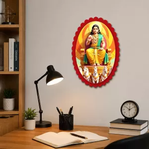 Surya Wall Decorative Showpiece 6 X 8 Inch | 4 MM MDF Wooden Glossy Sublimation Print | Back Hook Wall Hanging | Home Temple & Living Room Decor (F57356) Surya Wall Decorative Showpiece 6 X 8 Inch | 4 MM MDF Wooden Glossy Sublimation Print | Back Hook Wall Hanging | Home Temple & Living Room Decor (F57356)