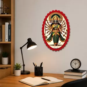 Maha Varahi Anman Wall Decorative Showpiece 6 X 8 Inch | 4 MM MDF Wooden Glossy Sublimation Print | Back Hook Wall Hanging | Home Temple & Living Room Decor (F57378) Maha Varahi Anman Wall Decorative Showpiece 6 X 8 Inch | 4 MM MDF Wooden Glossy Sublimation Print | Back Hook Wall Hanging | Home Temple & Living Room Decor (F57378)