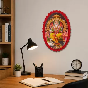 Lord Brahma Wall Decorative Showpiece 6 X 8 Inch | 4 MM MDF Wooden Glossy Sublimation Print | Back Hook Wall Hanging | Home Temple & Living Room Decor (F57419) Lord Brahma Wall Decorative Showpiece 6 X 8 Inch | 4 MM MDF Wooden Glossy Sublimation Print | Back Hook Wall Hanging | Home Temple & Living Room Decor (F57419)