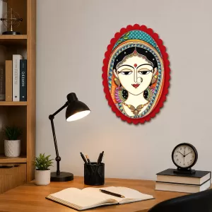 Goddess Durga Wall Decorative Showpiece 6 X 8 Inch | 4 MM MDF Wooden Glossy Sublimation Print | Back Hook Wall Hanging | Home Temple & Living Room Decor (F57460) Goddess Durga Wall Decorative Showpiece 6 X 8 Inch | 4 MM MDF Wooden Glossy Sublimation Print | Back Hook Wall Hanging | Home Temple & Living Room Decor (F57460)