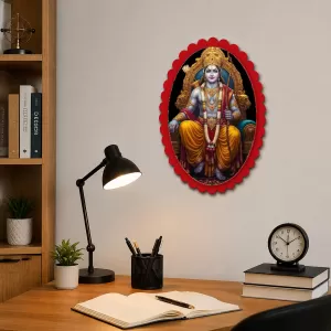 Rama Wall Decorative Showpiece 6 X 8 Inch | 4 MM MDF Wooden Glossy Sublimation Print | Back Hook Wall Hanging | Home Temple & Living Room Decor (F57500) Rama Wall Decorative Showpiece 6 X 8 Inch | 4 MM MDF Wooden Glossy Sublimation Print | Back Hook Wall Hanging | Home Temple & Living Room Decor (F57500)