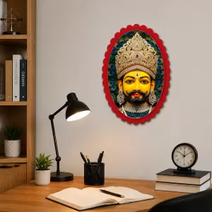 Lord Shree Krishna Wall Decorative Showpiece 6 X 8 Inch | 4 MM MDF Wooden Glossy Sublimation Print | Back Hook Wall Hanging | Home Temple & Living Room Decor (F57564) Lord Shree Krishna Wall Decorative Showpiece 6 X 8 Inch | 4 MM MDF Wooden Glossy Sublimation Print | Back Hook Wall Hanging | Home Temple & Living Room Decor (F57564)