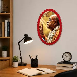 Srila Prabhupada Wall Decorative Showpiece 6 X 8 Inch | 4 MM MDF Wooden Glossy Sublimation Print | Back Hook Wall Hanging | Home Temple & Living Room Decor (F57640) Srila Prabhupada Wall Decorative Showpiece 6 X 8 Inch | 4 MM MDF Wooden Glossy Sublimation Print | Back Hook Wall Hanging | Home Temple & Living Room Decor (F57640)