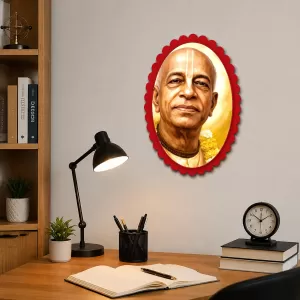 A.C. Bhaktivedanta Swami Prabhupada Wall Decorative Showpiece 6 X 8 Inch | 4 MM MDF Wooden Glossy Sublimation Print | Back Hook Wall Hanging | Home Temple & Living Room Decor (F57669) A.C. Bhaktivedanta Swami Prabhupada Wall Decorative Showpiece 6 X 8 Inch | 4 MM MDF Wooden Glossy Sublimation Print | Back Hook Wall Hanging | Home Temple & Living Room Decor (F57669)
