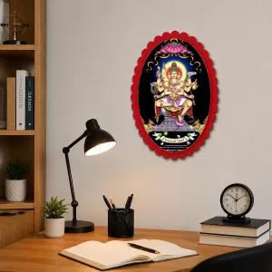 Lord Lord Brahma Wall Decorative Showpiece 6 X 8 Inch | 4 MM MDF Wooden Glossy Sublimation Print | Back Hook Wall Hanging | Home Temple & Living Room Decor (F57674) Lord Lord Brahma Wall Decorative Showpiece 6 X 8 Inch | 4 MM MDF Wooden Glossy Sublimation Print | Back Hook Wall Hanging | Home Temple & Living Room Decor (F57674)