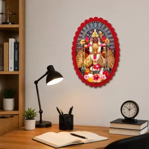 Yellamma Wall Decorative Showpiece 6 X 8 Inch | 4 MM MDF Wooden Glossy Sublimation Print | Back Hook Wall Hanging | Home Temple & Living Room Decor (F57718) Yellamma Wall Decorative Showpiece 6 X 8 Inch | 4 MM MDF Wooden Glossy Sublimation Print | Back Hook Wall Hanging | Home Temple & Living Room Decor (F57718)