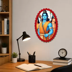 Ram Wall Decorative Showpiece 6 X 8 Inch | 4 MM MDF Wooden Glossy Sublimation Print | Back Hook Wall Hanging | Home Temple & Living Room Decor (F57732) Ram Wall Decorative Showpiece 6 X 8 Inch | 4 MM MDF Wooden Glossy Sublimation Print | Back Hook Wall Hanging | Home Temple & Living Room Decor (F57732)