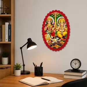 Lord Ganesha And Lord Ganesha Wall Decorative Showpiece 6 X 8 Inch | 4 MM MDF Wooden Glossy Sublimation Print | Back Hook Wall Hanging | Home Temple & Living Room Decor (F57755) Lord Ganesha And Lord Ganesha Wall Decorative Showpiece 6 X 8 Inch | 4 MM MDF Wooden Glossy Sublimation Print | Back Hook Wall Hanging | Home Temple & Living Room Decor (F57755)