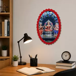 Lord Ganesha Wall Decorative Showpiece 6 X 8 Inch | 4 MM MDF Wooden Glossy Sublimation Print | Back Hook Wall Hanging | Home Temple & Living Room Decor (F57804) Lord Ganesha Wall Decorative Showpiece 6 X 8 Inch | 4 MM MDF Wooden Glossy Sublimation Print | Back Hook Wall Hanging | Home Temple & Living Room Decor (F57804)