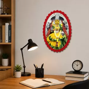 Yellamma Wall Decorative Showpiece 6 X 8 Inch | 4 MM MDF Wooden Glossy Sublimation Print | Back Hook Wall Hanging | Home Temple & Living Room Decor (F57811) Yellamma Wall Decorative Showpiece 6 X 8 Inch | 4 MM MDF Wooden Glossy Sublimation Print | Back Hook Wall Hanging | Home Temple & Living Room Decor (F57811)