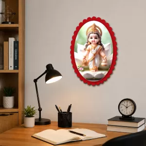 Lakshmi Wall Decorative Showpiece 6 X 8 Inch | 4 MM MDF Wooden Glossy Sublimation Print | Back Hook Wall Hanging | Home Temple & Living Room Decor (F57839) Lakshmi Wall Decorative Showpiece 6 X 8 Inch | 4 MM MDF Wooden Glossy Sublimation Print | Back Hook Wall Hanging | Home Temple & Living Room Decor (F57839)