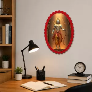 Ram Wall Decorative Showpiece 6 X 8 Inch | 4 MM MDF Wooden Glossy Sublimation Print | Back Hook Wall Hanging | Home Temple & Living Room Decor (F57886) Ram Wall Decorative Showpiece 6 X 8 Inch | 4 MM MDF Wooden Glossy Sublimation Print | Back Hook Wall Hanging | Home Temple & Living Room Decor (F57886)