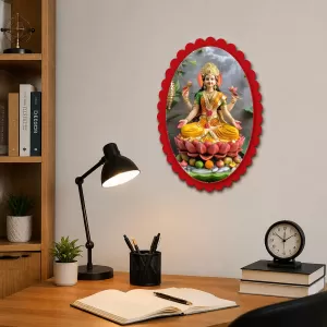 Lord Ganesha Wall Decorative Showpiece 6 X 8 Inch | 4 MM MDF Wooden Glossy Sublimation Print | Back Hook Wall Hanging | Home Temple & Living Room Decor (F57931) Lord Ganesha Wall Decorative Showpiece 6 X 8 Inch | 4 MM MDF Wooden Glossy Sublimation Print | Back Hook Wall Hanging | Home Temple & Living Room Decor (F57931)