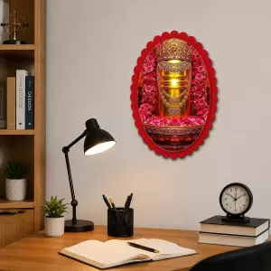 Shiva Wall Decorative Showpiece 6 X 8 Inch | 4 MM MDF Wooden Glossy Sublimation Print | Back Hook Wall Hanging | Home Temple & Living Room Decor (F58018) Shiva Wall Decorative Showpiece 6 X 8 Inch | 4 MM MDF Wooden Glossy Sublimation Print | Back Hook Wall Hanging | Home Temple & Living Room Decor (F58018)