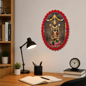 Lakshmi Wall Decorative Showpiece 6 X 8 Inch | 4 MM MDF Wooden Glossy Sublimation Print | Back Hook Wall Hanging | Home Temple & Living Room Decor (F58020) Lakshmi Wall Decorative Showpiece 6 X 8 Inch | 4 MM MDF Wooden Glossy Sublimation Print | Back Hook Wall Hanging | Home Temple & Living Room Decor (F58020)