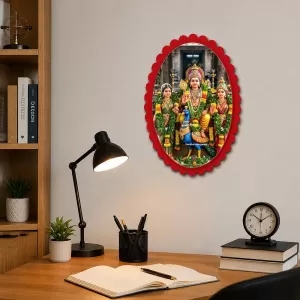 Kandhara Alamgesan Wall Decorative Showpiece 6 X 8 Inch | 4 MM MDF Wooden Glossy Sublimation Print | Back Hook Wall Hanging | Home Temple & Living Room Decor (F58039) Kandhara Alamgesan Wall Decorative Showpiece 6 X 8 Inch | 4 MM MDF Wooden Glossy Sublimation Print | Back Hook Wall Hanging | Home Temple & Living Room Decor (F58039)