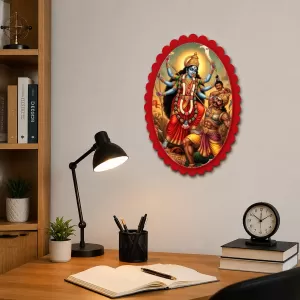 Kali Wall Decorative Showpiece 6 X 8 Inch | 4 MM MDF Wooden Glossy Sublimation Print | Back Hook Wall Hanging | Home Temple & Living Room Decor (F58061) Kali Wall Decorative Showpiece 6 X 8 Inch | 4 MM MDF Wooden Glossy Sublimation Print | Back Hook Wall Hanging | Home Temple & Living Room Decor (F58061)