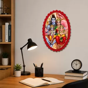 Shiva Wall Decorative Showpiece 6 X 8 Inch | 4 MM MDF Wooden Glossy Sublimation Print | Back Hook Wall Hanging | Home Temple & Living Room Decor (F58063) Shiva Wall Decorative Showpiece 6 X 8 Inch | 4 MM MDF Wooden Glossy Sublimation Print | Back Hook Wall Hanging | Home Temple & Living Room Decor (F58063)