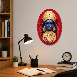Kali Wall Decorative Showpiece 6 X 8 Inch | 4 MM MDF Wooden Glossy Sublimation Print | Back Hook Wall Hanging | Home Temple & Living Room Decor (F58064) Kali Wall Decorative Showpiece 6 X 8 Inch | 4 MM MDF Wooden Glossy Sublimation Print | Back Hook Wall Hanging | Home Temple & Living Room Decor (F58064)