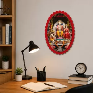 Lord Ganesha Wall Decorative Showpiece 6 X 8 Inch | 4 MM MDF Wooden Glossy Sublimation Print | Back Hook Wall Hanging | Home Temple & Living Room Decor (F58098) Lord Ganesha Wall Decorative Showpiece 6 X 8 Inch | 4 MM MDF Wooden Glossy Sublimation Print | Back Hook Wall Hanging | Home Temple & Living Room Decor (F58098)