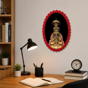 Lakshmi Wall Decorative Showpiece 6 X 8 Inch | 4 MM MDF Wooden Glossy Sublimation Print | Back Hook Wall Hanging | Home Temple & Living Room Decor (F58111) Lakshmi Wall Decorative Showpiece 6 X 8 Inch | 4 MM MDF Wooden Glossy Sublimation Print | Back Hook Wall Hanging | Home Temple & Living Room Decor (F58111)