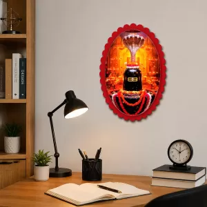 Shiva Wall Decorative Showpiece 6 X 8 Inch | 4 MM MDF Wooden Glossy Sublimation Print | Back Hook Wall Hanging | Home Temple & Living Room Decor (F58135) Shiva Wall Decorative Showpiece 6 X 8 Inch | 4 MM MDF Wooden Glossy Sublimation Print | Back Hook Wall Hanging | Home Temple & Living Room Decor (F58135)