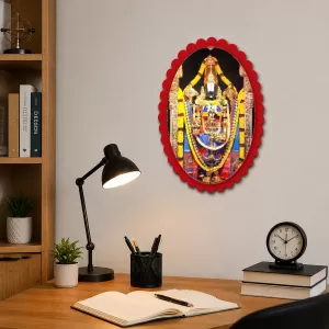 Venkateswara Wall Decorative Showpiece 6 X 8 Inch | 4 MM MDF Wooden Glossy Sublimation Print | Back Hook Wall Hanging | Home Temple & Living Room Decor (F58153) Venkateswara Wall Decorative Showpiece 6 X 8 Inch | 4 MM MDF Wooden Glossy Sublimation Print | Back Hook Wall Hanging | Home Temple & Living Room Decor (F58153)