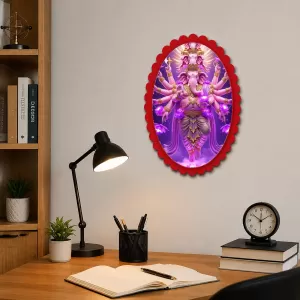 Ganesha Wall Decorative Showpiece 6 X 8 Inch | 4 MM MDF Wooden Glossy Sublimation Print | Back Hook Wall Hanging | Home Temple & Living Room Decor (F58162) Ganesha Wall Decorative Showpiece 6 X 8 Inch | 4 MM MDF Wooden Glossy Sublimation Print | Back Hook Wall Hanging | Home Temple & Living Room Decor (F58162)