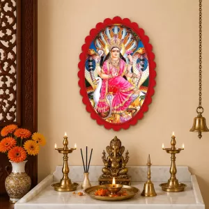 Manasa Devi Wall Decorative Showpiece 6 X 8 Inch | 4 MM MDF Wooden Glossy Sublimation Print | Back Hook Wall Hanging | Home Temple & Living Room Decor (F57008) Manasa Devi Wall Decorative Showpiece 6 X 8 Inch | 4 MM MDF Wooden Glossy Sublimation Print | Back Hook Wall Hanging | Home Temple & Living Room Decor (F57008)