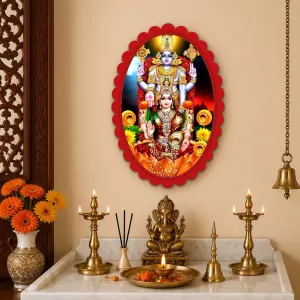 Lord Ganesha Wall Decorative Showpiece 6 X 8 Inch | 4 MM MDF Wooden Glossy Sublimation Print | Back Hook Wall Hanging | Home Temple & Living Room Decor (F57016) Lord Ganesha Wall Decorative Showpiece 6 X 8 Inch | 4 MM MDF Wooden Glossy Sublimation Print | Back Hook Wall Hanging | Home Temple & Living Room Decor (F57016)