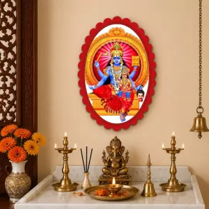 Goddess Kali Wall Decorative Showpiece 6 X 8 Inch | 4 MM MDF Wooden Glossy Sublimation Print | Back Hook Wall Hanging | Home Temple & Living Room Decor (F57071) Goddess Kali Wall Decorative Showpiece 6 X 8 Inch | 4 MM MDF Wooden Glossy Sublimation Print | Back Hook Wall Hanging | Home Temple & Living Room Decor (F57071)
