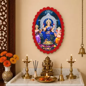 Lord Ganesha Wall Decorative Showpiece 6 X 8 Inch | 4 MM MDF Wooden Glossy Sublimation Print | Back Hook Wall Hanging | Home Temple & Living Room Decor (F57121) Lord Ganesha Wall Decorative Showpiece 6 X 8 Inch | 4 MM MDF Wooden Glossy Sublimation Print | Back Hook Wall Hanging | Home Temple & Living Room Decor (F57121)