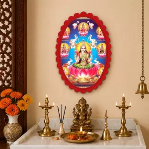 Dhanya Lord Ganesha Wall Decorative Showpiece 6 X 8 Inch | 4 MM MDF Wooden Glossy Sublimation Print | Back Hook Wall Hanging | Home Temple & Living Room Decor (F57206) Dhanya Lord Ganesha Wall Decorative Showpiece 6 X 8 Inch | 4 MM MDF Wooden Glossy Sublimation Print | Back Hook Wall Hanging | Home Temple & Living Room Decor (F57206)