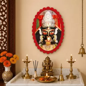 Goddess Kali Wall Decorative Showpiece 6 X 8 Inch | 4 MM MDF Wooden Glossy Sublimation Print | Back Hook Wall Hanging | Home Temple & Living Room Decor (F57273) Goddess Kali Wall Decorative Showpiece 6 X 8 Inch | 4 MM MDF Wooden Glossy Sublimation Print | Back Hook Wall Hanging | Home Temple & Living Room Decor (F57273)