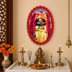 Goddess Kali Wall Decorative Showpiece 6 X 8 Inch | 4 MM MDF Wooden Glossy Sublimation Print | Back Hook Wall Hanging | Home Temple & Living Room Decor (F57341) Goddess Kali Wall Decorative Showpiece 6 X 8 Inch | 4 MM MDF Wooden Glossy Sublimation Print | Back Hook Wall Hanging | Home Temple & Living Room Decor (F57341)