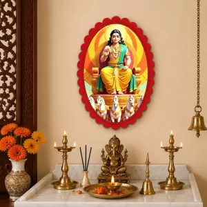 Surya Wall Decorative Showpiece 6 X 8 Inch | 4 MM MDF Wooden Glossy Sublimation Print | Back Hook Wall Hanging | Home Temple & Living Room Decor (F57356) Surya Wall Decorative Showpiece 6 X 8 Inch | 4 MM MDF Wooden Glossy Sublimation Print | Back Hook Wall Hanging | Home Temple & Living Room Decor (F57356)