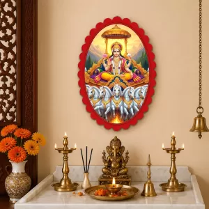Surya Wall Decorative Showpiece 6 X 8 Inch | 4 MM MDF Wooden Glossy Sublimation Print | Back Hook Wall Hanging | Home Temple & Living Room Decor (F57505) Surya Wall Decorative Showpiece 6 X 8 Inch | 4 MM MDF Wooden Glossy Sublimation Print | Back Hook Wall Hanging | Home Temple & Living Room Decor (F57505)