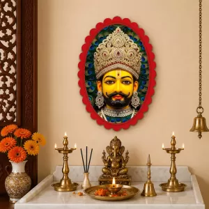 Lord Shree Krishna Wall Decorative Showpiece 6 X 8 Inch | 4 MM MDF Wooden Glossy Sublimation Print | Back Hook Wall Hanging | Home Temple & Living Room Decor (F57564) Lord Shree Krishna Wall Decorative Showpiece 6 X 8 Inch | 4 MM MDF Wooden Glossy Sublimation Print | Back Hook Wall Hanging | Home Temple & Living Room Decor (F57564)