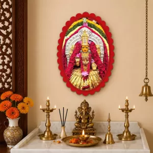 Lord Ganesha Wall Decorative Showpiece 6 X 8 Inch | 4 MM MDF Wooden Glossy Sublimation Print | Back Hook Wall Hanging | Home Temple & Living Room Decor (F57579) Lord Ganesha Wall Decorative Showpiece 6 X 8 Inch | 4 MM MDF Wooden Glossy Sublimation Print | Back Hook Wall Hanging | Home Temple & Living Room Decor (F57579)