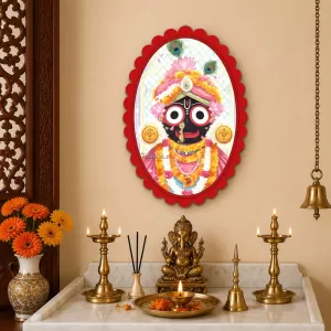Lord Shree Krishna Wall Decorative Showpiece 6 X 8 Inch | 4 MM MDF Wooden Glossy Sublimation Print | Back Hook Wall Hanging | Home Temple & Living Room Decor (F57660) Lord Shree Krishna Wall Decorative Showpiece 6 X 8 Inch | 4 MM MDF Wooden Glossy Sublimation Print | Back Hook Wall Hanging | Home Temple & Living Room Decor (F57660)