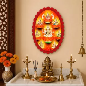 Lord Ganesha Wall Decorative Showpiece 6 X 8 Inch | 4 MM MDF Wooden Glossy Sublimation Print | Back Hook Wall Hanging | Home Temple & Living Room Decor (F57673) Lord Ganesha Wall Decorative Showpiece 6 X 8 Inch | 4 MM MDF Wooden Glossy Sublimation Print | Back Hook Wall Hanging | Home Temple & Living Room Decor (F57673)