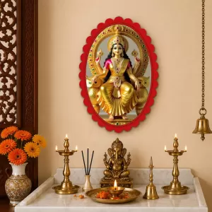 Lord Ganesha Wall Decorative Showpiece 6 X 8 Inch | 4 MM MDF Wooden Glossy Sublimation Print | Back Hook Wall Hanging | Home Temple & Living Room Decor (F57708) Lord Ganesha Wall Decorative Showpiece 6 X 8 Inch | 4 MM MDF Wooden Glossy Sublimation Print | Back Hook Wall Hanging | Home Temple & Living Room Decor (F57708)