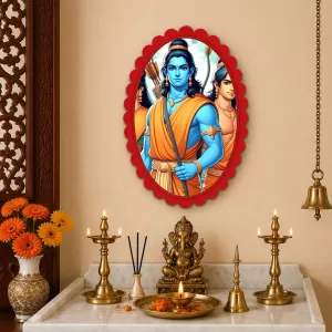 Ram Wall Decorative Showpiece 6 X 8 Inch | 4 MM MDF Wooden Glossy Sublimation Print | Back Hook Wall Hanging | Home Temple & Living Room Decor (F57732) Ram Wall Decorative Showpiece 6 X 8 Inch | 4 MM MDF Wooden Glossy Sublimation Print | Back Hook Wall Hanging | Home Temple & Living Room Decor (F57732)