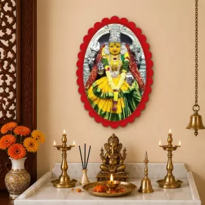 Yellamma Wall Decorative Showpiece 6 X 8 Inch | 4 MM MDF Wooden Glossy Sublimation Print | Back Hook Wall Hanging | Home Temple & Living Room Decor (F57811) Yellamma Wall Decorative Showpiece 6 X 8 Inch | 4 MM MDF Wooden Glossy Sublimation Print | Back Hook Wall Hanging | Home Temple & Living Room Decor (F57811)